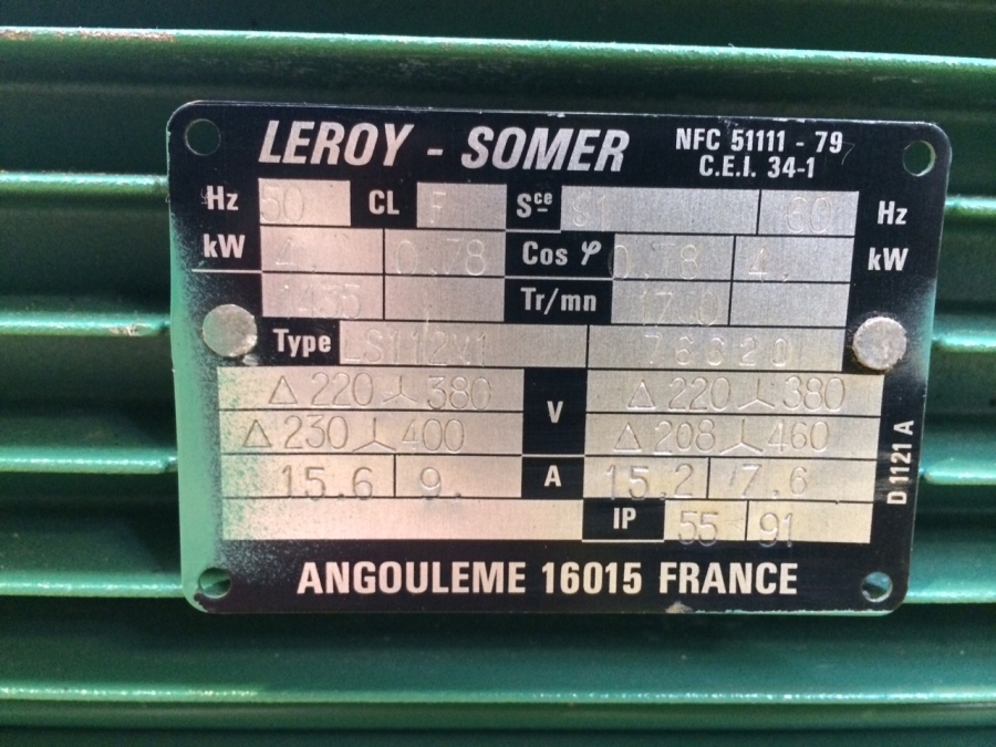 Elektromotor 4KW Leroy-Somer